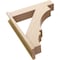 Ekena Millwork 7 1/2-in W x 32-in D x 38-in H Balboa Block Rough Cedar Woodgrain TimberThane Outlooker, Primed Tan OUTUR075X32X38BOA44RCPR - alternate 5